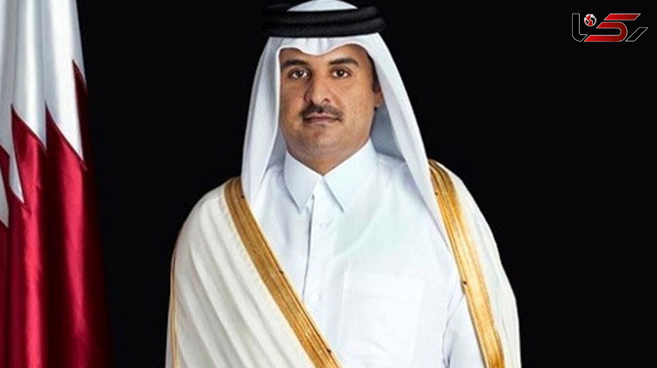 پیام تبریک امیر قطر به روحانی