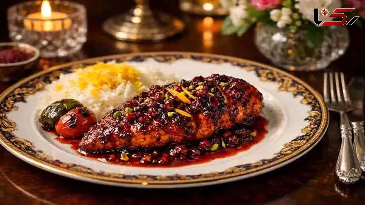 فیله زرشکی با رب انار بهترین گزینه برای ناهار مهمانی 