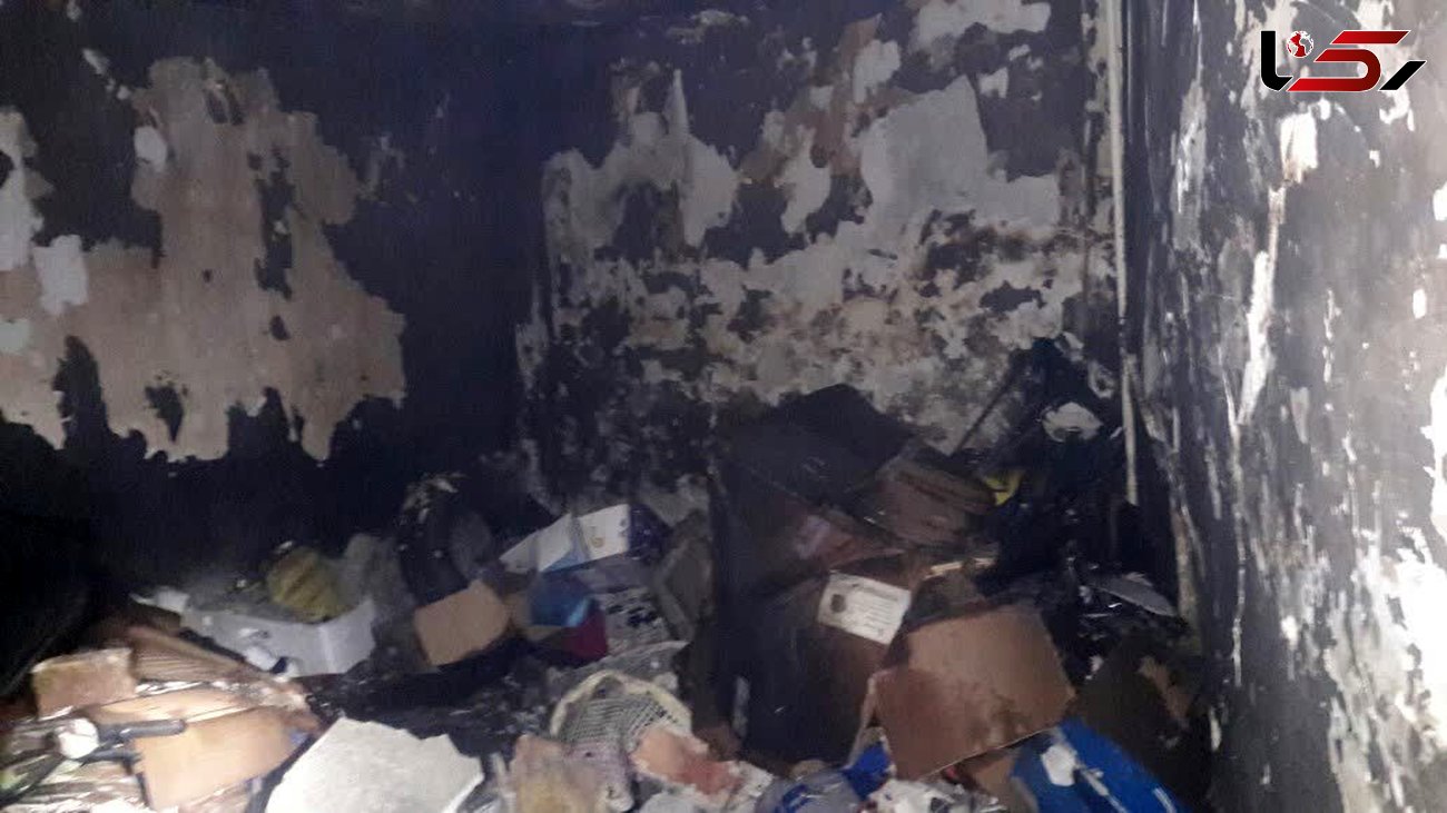 حریق و انفجار منزل مسکونی در خیابان پادگان قزوین