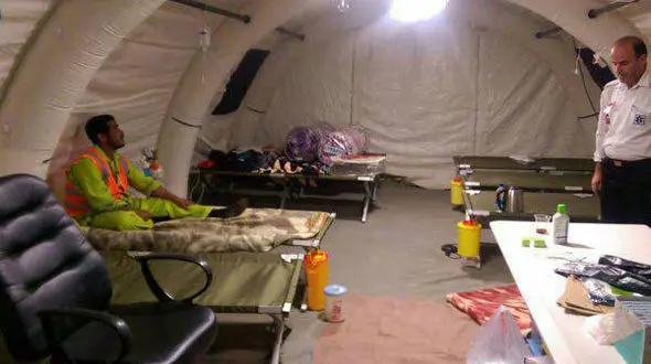 برپایی 2 بیمارستان صحرایی بسیج جامعه پزشکی در کرمانشاه