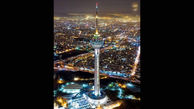 زیبایی برج میلاد در تاریکی شب های تهران + عکس