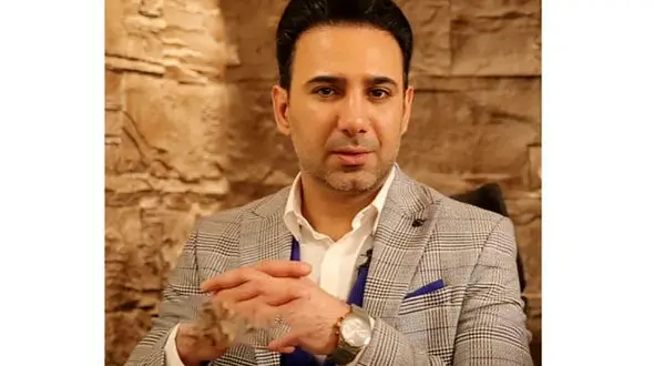 همسر جوان و فوق جذاب شاهین صمدپور مجری جنجالی / اختلاف سنی فاحش این زوج! + عکس 