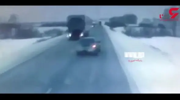 صحنه‌ای دردناک از تصادف و مرگ مادر و دختر + فیلم