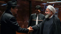 تیپ عجیب رییس جمهور بولیوی در دیدار با روحانی + عکس