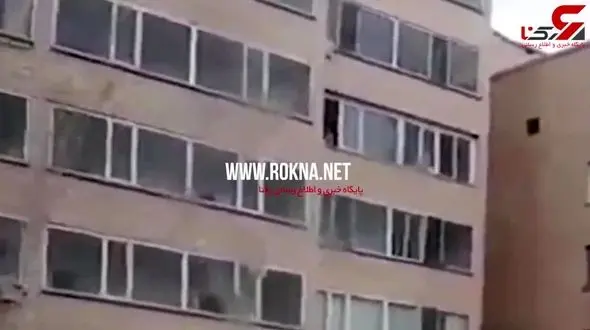 نجات معجزه آسای کودکی پس از سقوط از طبقه دهم+فیلم