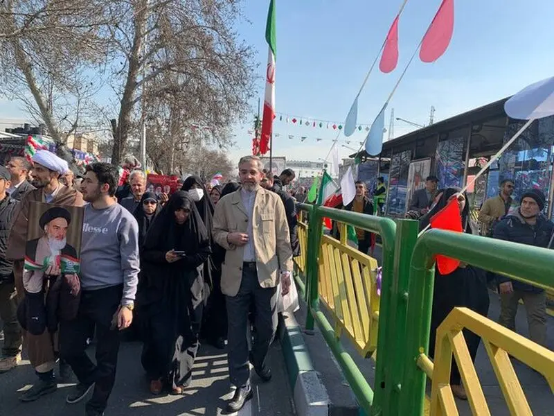 علی باقری کنی معاون سیاسی وزیر امور خارجه راهپیمایی 22 بهمن 1402 - Copy