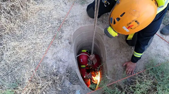 مرگ تلخ 2 مرد شازندی در چاه