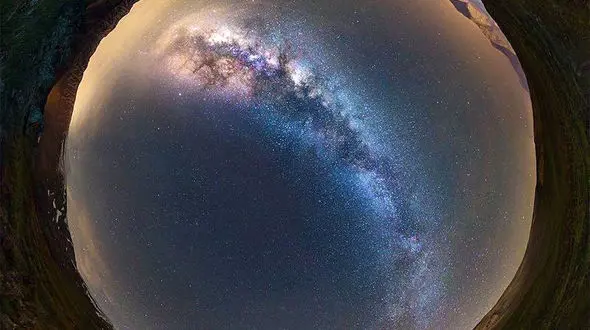 نمایی شگفت‌انگیز از قله دماوند