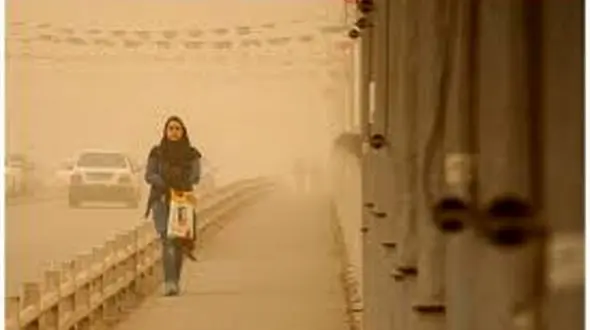 هوای یک شهر خوزستان در وضعیت قرمز ‌ ناسالم قرار گرفت