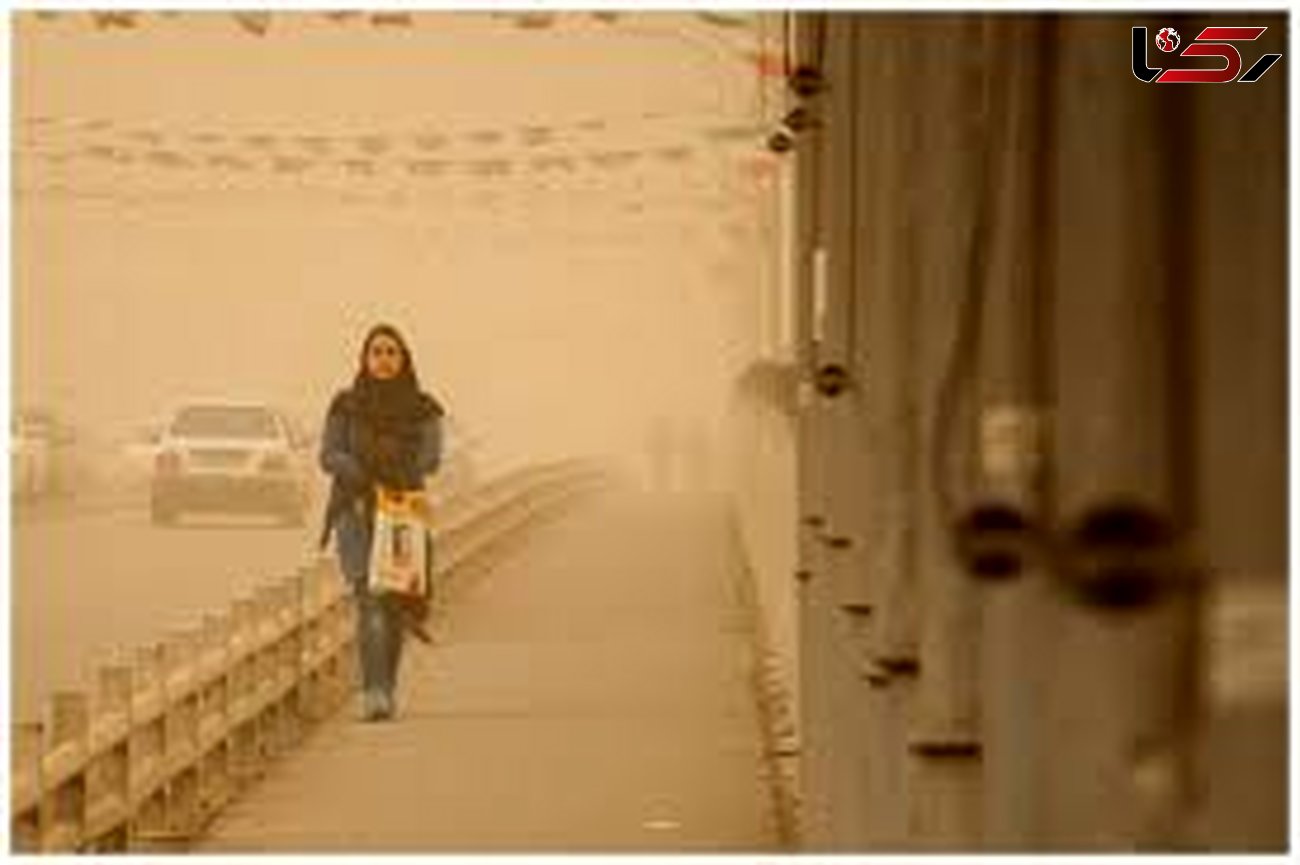 هوای یک شهر خوزستان در وضعیت قرمز ‌ ناسالم قرار گرفت