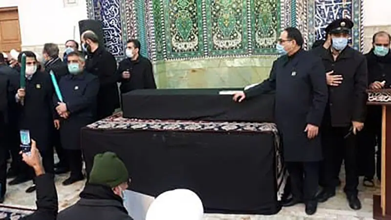 مراسم وداع با پیکر آیت‌الله مصباح یزدی برگزار شد
