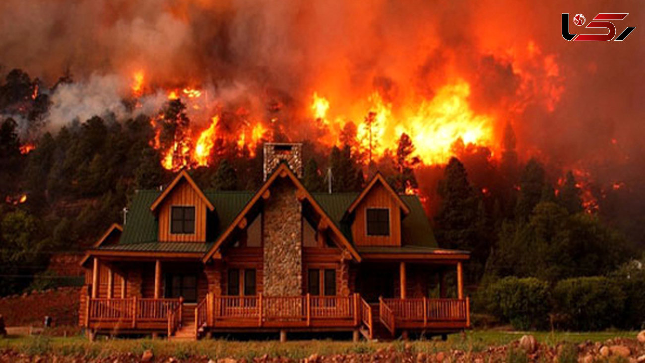 خانه چند سلبریتی هالیوودی در آتش سوخت 