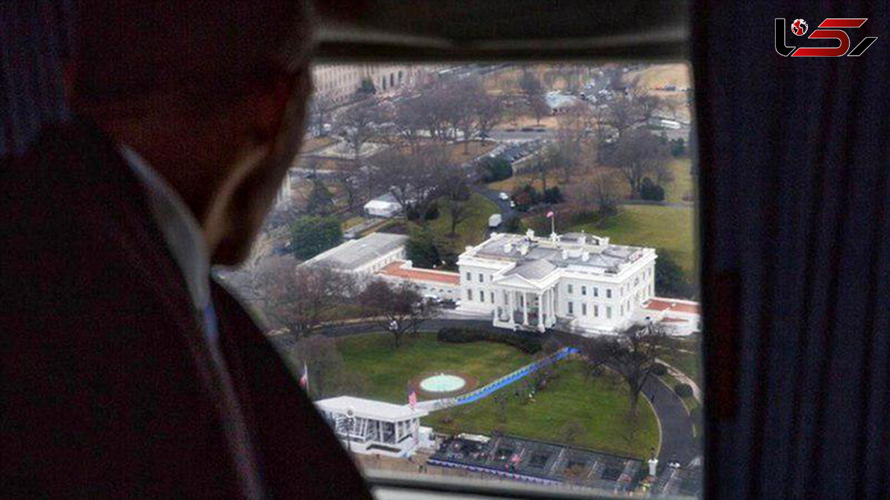 آخرین نگاه اوباما به کاخ سفید +عکس