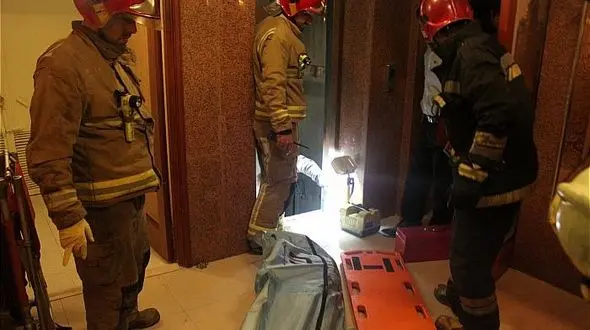 سقوط مرگبار پیرمرد 70 ساله به چاه آسانسور در تبریز 