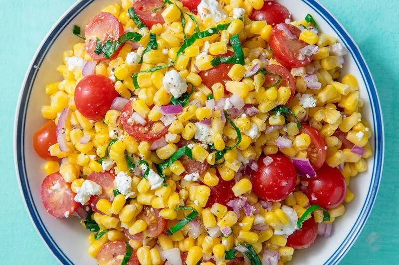 سالاد با گوجه گیلاسی