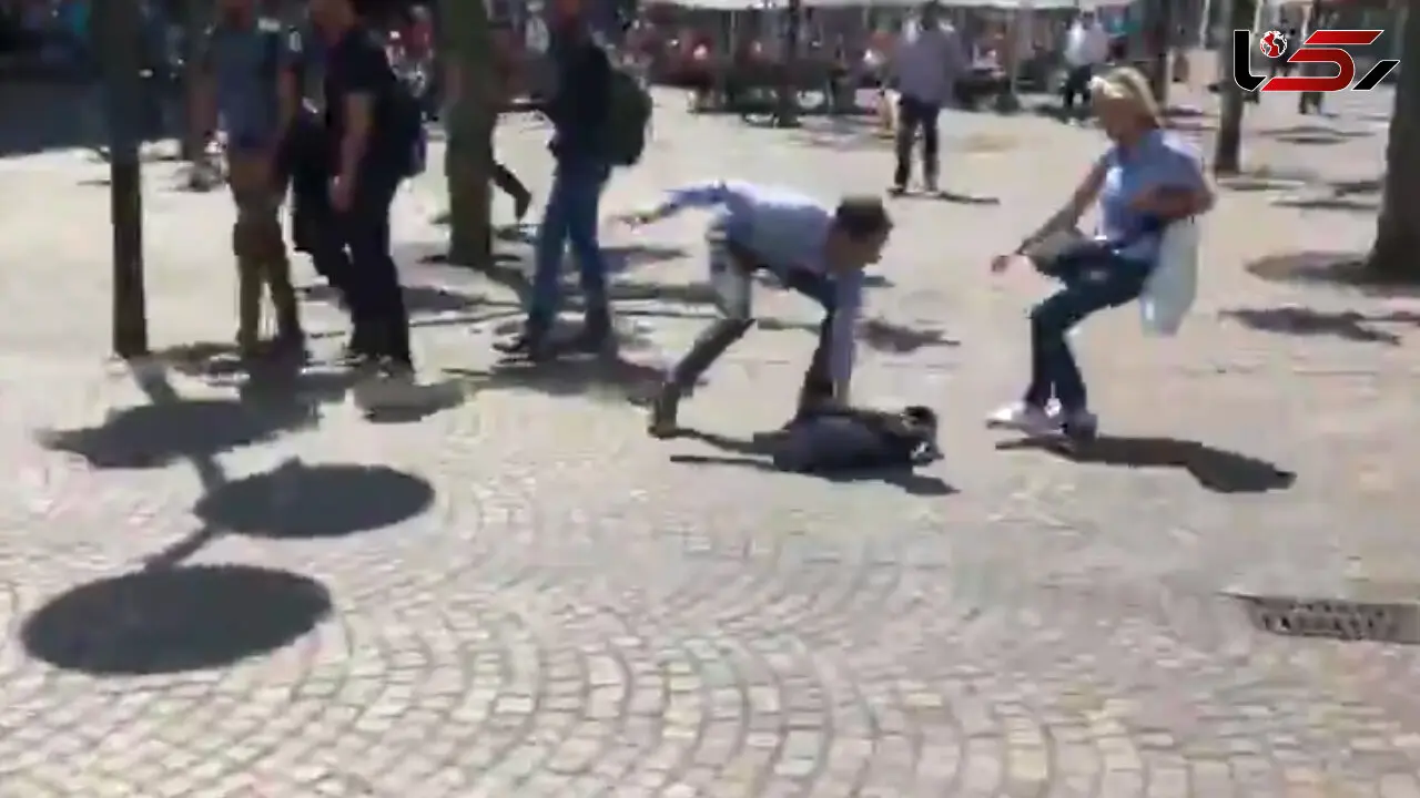 فیلم لحظه سرقت از طلا فروشی در روز روشن 