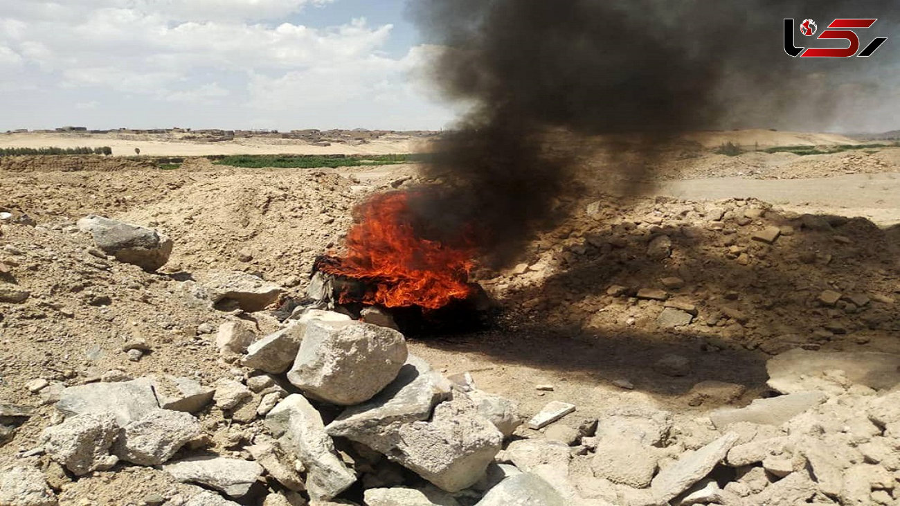 آتش سوزی در منطقه لار زاهدان/ عامل آتش سوزی متواری شد