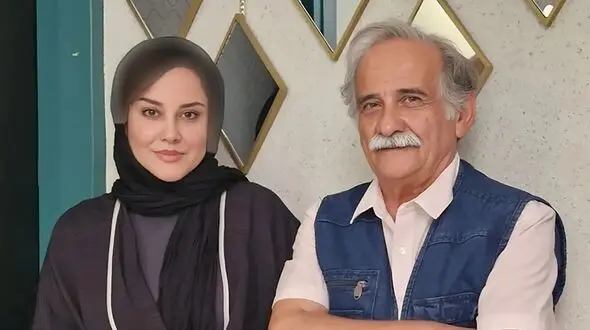 آشتی کردن آشا محرابی با پدرش بعد از 40 سال / اولین عکس مشترک با پدر معروفش!