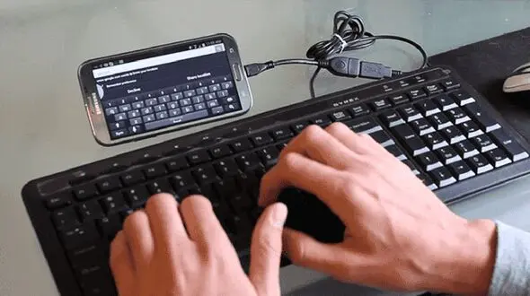 نحوه وصل کردن موس به موبایل + فیلم
