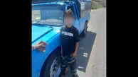 توقیف نیسان آبی با رانندگی پسربچه 12 ساله در قزوین