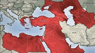 وضعیت نقشه ایران در امپراطوری جدید ترکیه ! + عکس