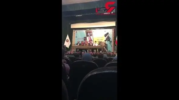 سورپرایز بازیگر معروف زن در یک جلسه کاملا جدی و تخصصی +فیلم