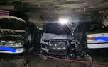 حریق 4 خودرو و موتورسیکلت در بامداد امروز / در خیابان پاسدار گمنام رخ داد