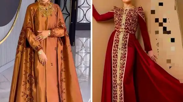 کلکسیون پیراهن‌ های زردوزی ایرانی؛ شکوه و زیبایی در مجالس