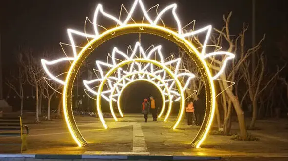 نصب تونل نور در غرب تهران