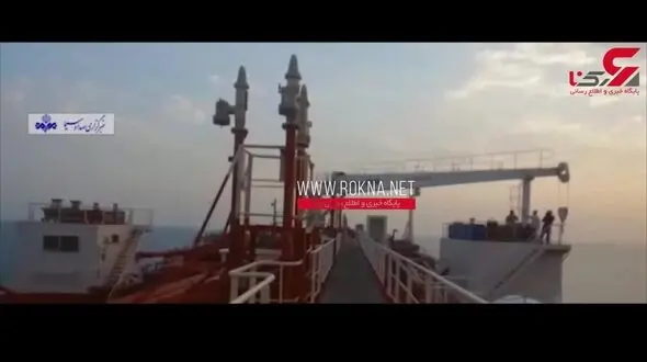فیلم اختصاصی صدا و سیما از نفتکش انگلیسی توقیف شده در بندرعباس