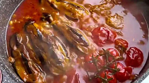 خورشت بادمجون ساده دیگه نپز + فیلم