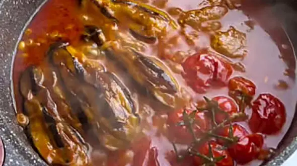 خورشت بادمجون ساده دیگه نپز + فیلم