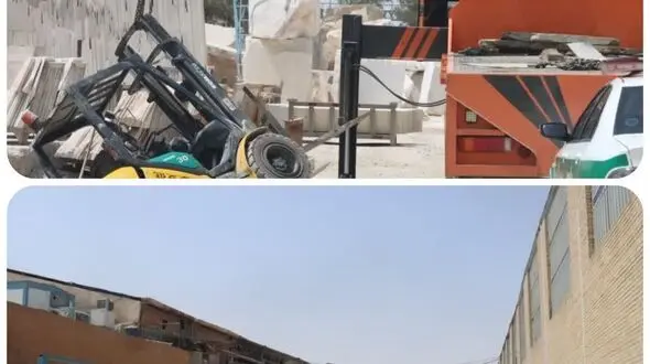سقوط لیتفراک در اصفهان جان کارگر را گرفت! 