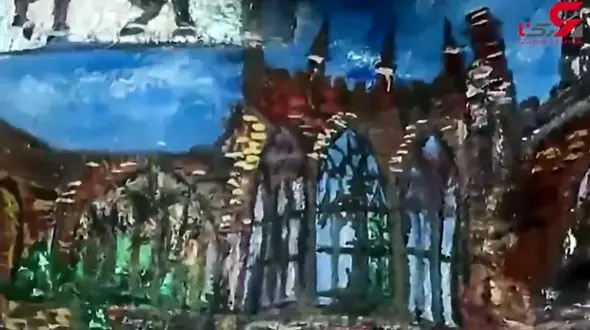 مهارت عجیب دختر هجده ساله در نقاشی کشیدن رو صورتش!+فیلم