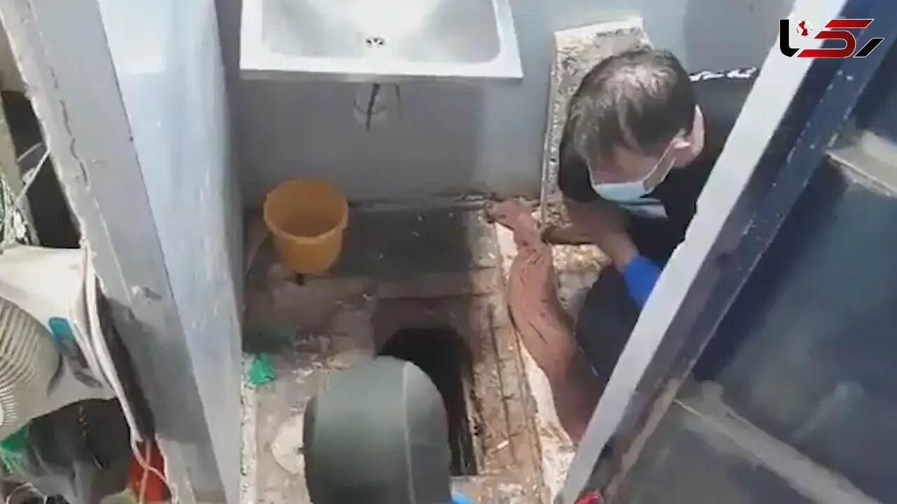 فیلم لحظه فرار 6 اسیر فلسطینی با کندن تونل/ در زندان اسرائیل رخ داد