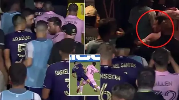 اولین درگیری اسطوره در آمریکا: مسی عصبانی است!