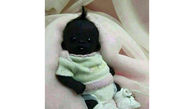 عکس / سیاه ترین نوزاد قرن 21 