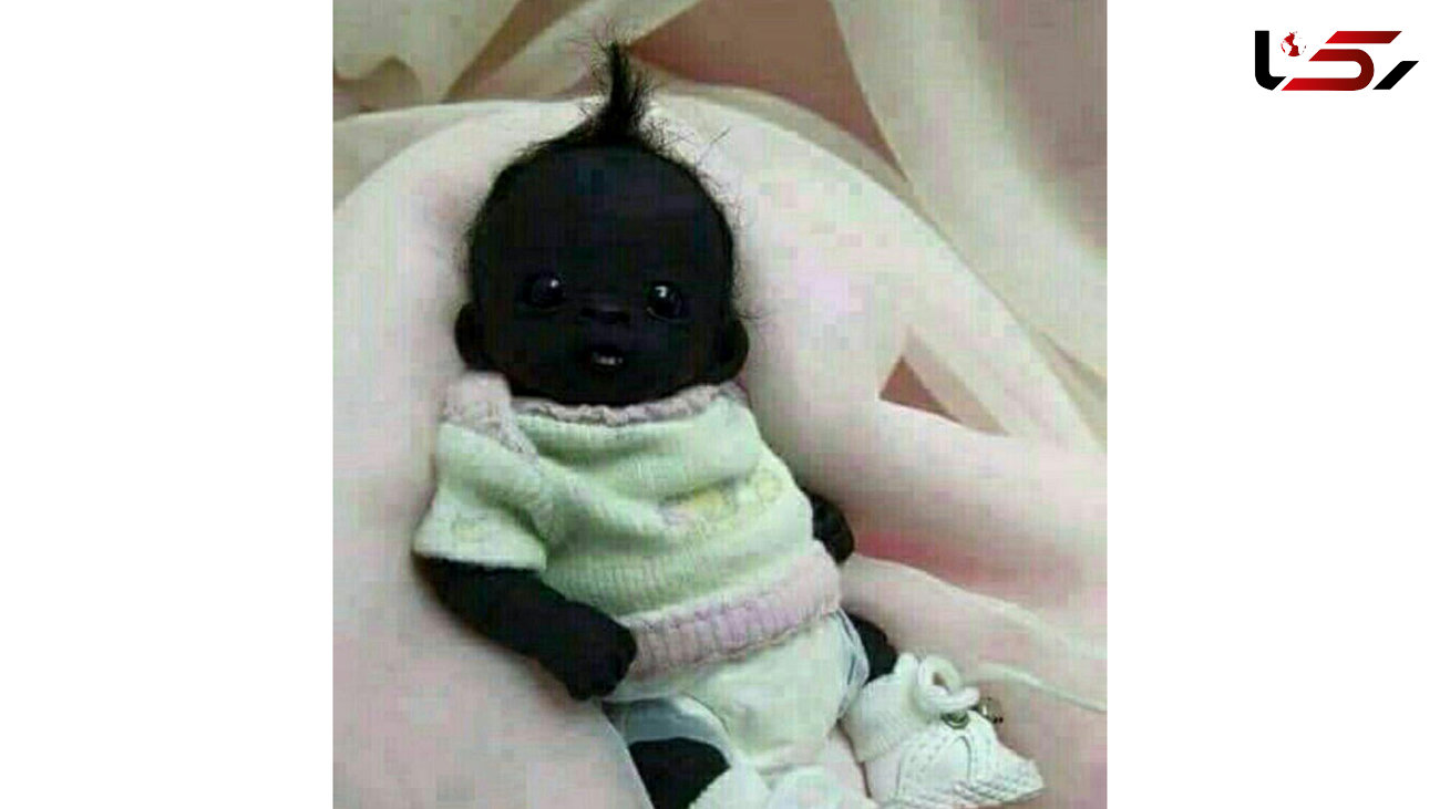 عکس / سیاه ترین نوزاد قرن 21 