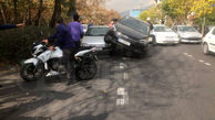 عکس باورنکردنی از تصادف 2 خودلور در پارک قیطریه + جزییات