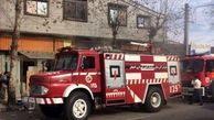  آتش سوزی یک کارگاه کابینت سازی در لاهیجان را سوزاند
