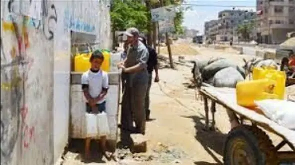 رژیم صهیونیستی آب غزه را به طور کامل قطع کرد