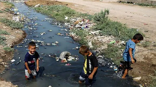 عکسی تکاندهنده و تلخ‌ از کوچه‌های اهواز