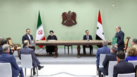 امضای برنامه جامع همکاری‌های راهبردی و بلندمدت ایران و سوریه و ۱۴ سند همکاری دیگر