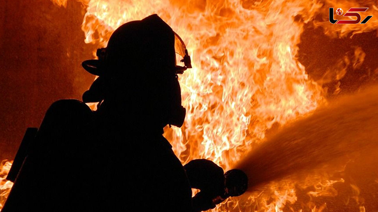 آتش سوزی هولناک در کارخانه سیمان کورده لارستان 