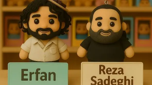 عکس ها  /  عروسک لبوبو نمیخوایم ... عروسک های جاسوئیچی بازیگران زن و مرد ایرانی وارد بازار شد .../ پریناز ایزدیار میخواید یا نازنین بیاتی ... عرفان طهماسبی میخواید یا حامیم ...