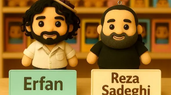 عکس ها  /  عروسک لبوبو نمیخوایم ... عروسک های جاسوئیچی بازیگران زن و مرد ایرانی وارد بازار شد .../ پریناز ایزدیار میخواید یا نازنین بیاتی ... عرفان طهماسبی میخواید یا حامیم ...