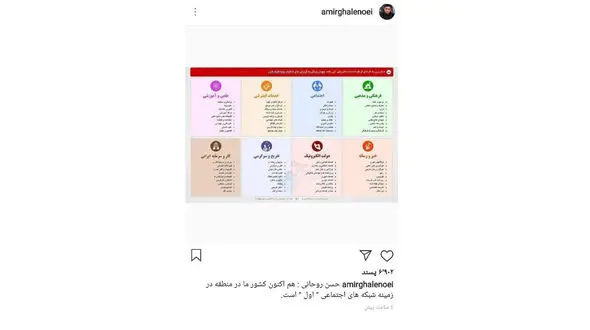  کنایه «امیر قلعه نوعی» به صحبت های رئیس جمهور درباره «شبکه های اجتماعی»