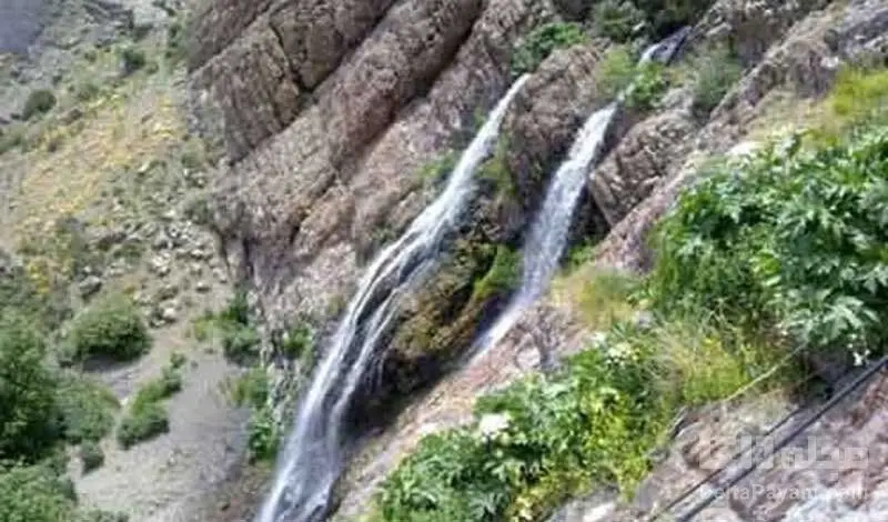آبشار دوقلوی دربند