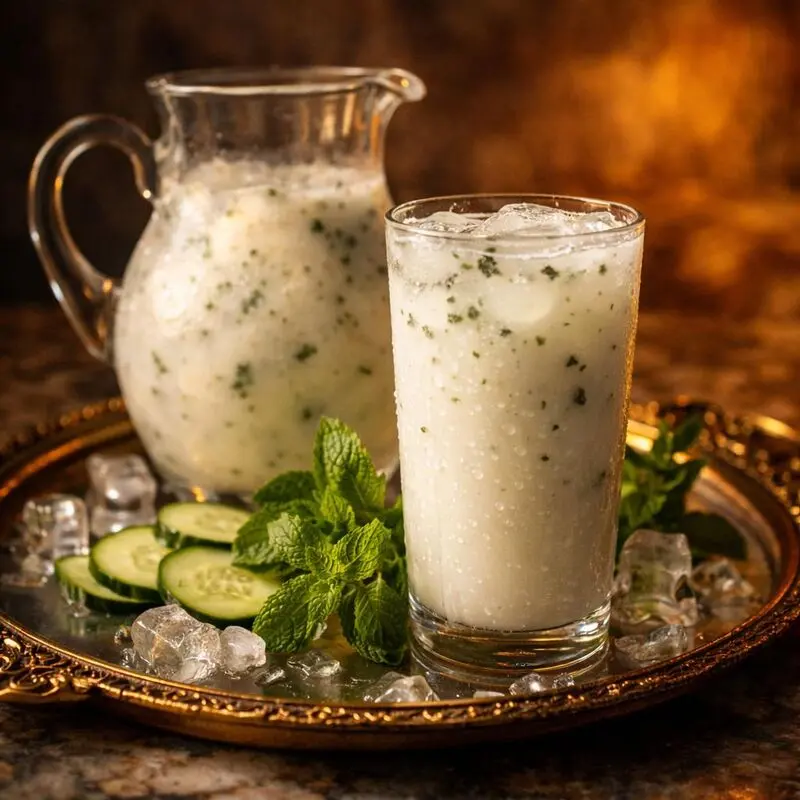دوغ نعنا و خیار
