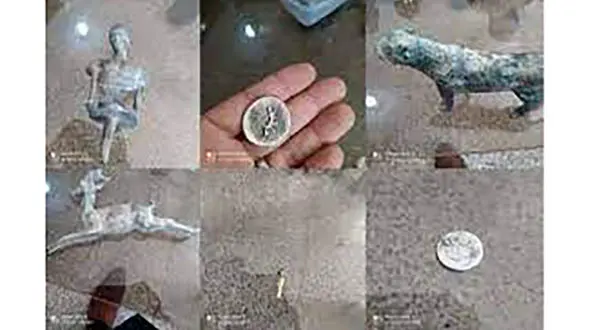 2 زن گنج نفیس را پیدا کردند / بازداشت به همراه اشیای عتیقه